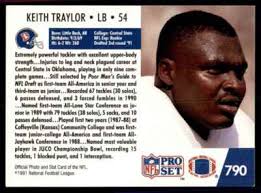 1991 Pro Set Keith Traylor RC Denver Broncos #790