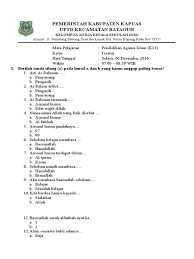 Maybe you would like to learn more about one of these? Soal Kelas I Pendidikan Agama Islam