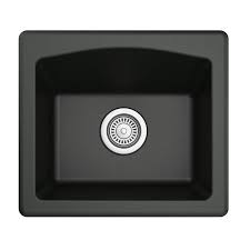 black single bowl kitchen sink