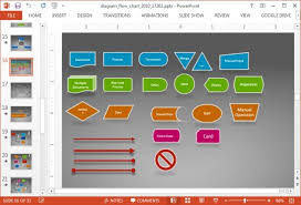 Animated Diagram Flow Chart Powerpoint Template