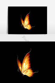Golden Butterfly Design Element Png Images Psd Free Download Pikbest In 2021 Butterfly Background Light Background Images Butterfly Design