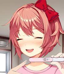 Sayori Looks Really Happy Today Doki Doki Literature Club Literature Club Literature Anime