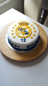 Real Madrid Torte Fondant Torten Kuchen Fondant