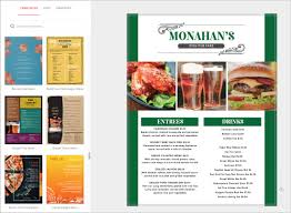 Bezo burger 8½ x 14 menu. Irish Menu Maker Bar Restaurant Menus Musthavemenus