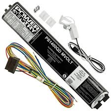 Rapid start ballasts can only be wired in series according to the diagram on the ballast. Lithonia Lighting Ps1400qd Mvolt M8 Emergency Ballasts Fluorescent Battery Packs Lamps Bulbs Platt Electric Supply