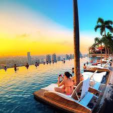 Sunset At Marina Bay Sands Singapore Picture By Johnsg100 Tag Your Friends Padgram Sands Singapore Dream Hotels Pool Photography