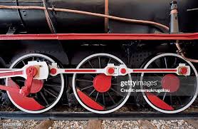 Steam train wheel ...