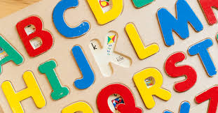 Make your own letters with this set of colorful wooden pieces. Toys Hobbies Alphabet Language Other Alphabet Language Toys Alphabet Puzzle Alfabet Ukrainian Puzzle Insert Wood What To Do With Kids