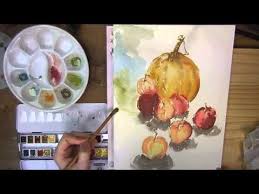 Video Demo Aquarelle Fruits Et Legumes Par L Atelier De Louise L Atelier Geant Idees D Aquarelle Tutoriel Gouache Aquarelle