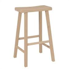Saddle Seat Stool 29 Seat Height Walmart Com Wood Bar Stools Saddle Seat Bar Stool Dining Stools