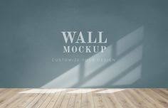 Download Download Empty Room With A Green Wall Mockup For Free Green Wall Wall Signage Empty Room
