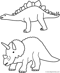 I believe that, that triceratops realistic coloring book and other coloring pages can help to build motor skills of your kid. Stegosaurus And Triceratops Coloring Page Dinosaurs