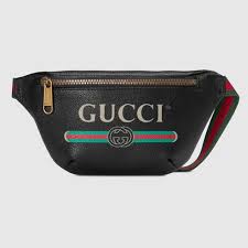 gucci print small belt bag