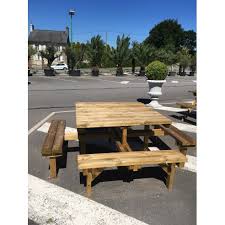 Retrouvez tous nos produits tables pique nique ou d'autres produits de notre univers jeux de plein air. Table Pique Niques Octave 200x200x75 Cm En Bois Massif Traite