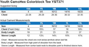 Yst371 Sport Tek Youth Camohex Colorblock T Shirt Rbn