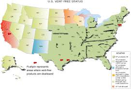 Direct vent gas fireplaces use outside air for combustion and release all emissions outside the home in a sealed system. Ventless Products State By State Code Information