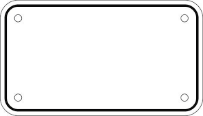 Black And White Plates Clipart 58 Awesome License Plate Clipart Clip Art License Plate Cool License Plates