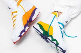 Air Jordan 13 Playground Multi Color Cv0785 158 In 2020 Air Jordans Air Jordans Retro Air Jordan Basketball Shoes