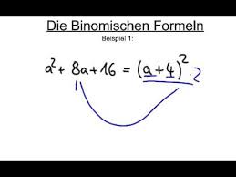 Alle drei kommen oft vor und sind wichtige hilfsmittel zum rechnen. Faktorisieren Mit Binomischen Formeln Youtube