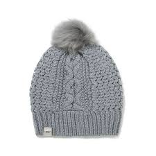 Shop by department, purchase cars, fashion apparel, collectibles, sporting goods, cameras, baby items, and everything else on ebay, the world's online marketplace Ugg Australia Cable Knit Nyla Beanie With Fur Pom Grey Cable Knit Fur Pom Pom Knit Beanie