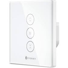 Wifi Interrupteur Volet Roulant Connecte Etersky Interrupteur Mural De Rideau Compatible Avec Alexa Et Google Volet Roulant Volet Roulant Connecte Interrupteur