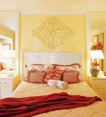 Yellow With Red Accents Welcoming Yellow Bedroom Decor Bedroom Interior Bedroom Red