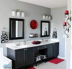 bathroom ideas by michellem 022081 black bathroom decor gray bathroom decor red bathroom decor