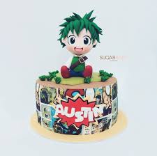 Birthday Cake For My Hero Pin By Inevitably Evelyn On Kawaii Anime Cake Funny Cake 12th Birthday