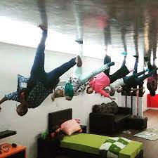 Situated in port dickson, pd ohana holiday home at cocobay resort portdickson offers a homely accommodation with free private parking on site. It Is A Shoplot But With Decoration Of Upside Down Nice For The Photoshoot Review Of Rumah Terbalik Port Dickson Port Dickson Malaysia Tripadvisor