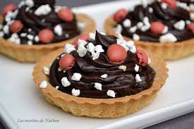 Ma Cuisine Au Fil De Mes Idees Tartelettes Au Chocolat Noir Crumble De Meringue Tartelettes Au Chocolat Mini Tarte Chocolat
