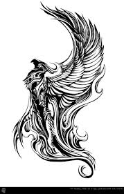 Black And White Tattoo Stencil Designs Pin By Sean Jones On Rose Phoenix Tattoo Griffin Tattoo Phoenix Tattoo Sleeve