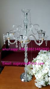 Tall Wedding Candelabra Centerpieces Glass Candelabra For Table Decor Buy Glass Candelabra Wedding Candelabra Wedding Candelabra Centerpiece Glass Candelabra