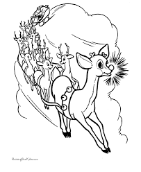 You can use our amazing online tool to color and edit the following christmas reindeer coloring pages. Free Christmas Reindeer Coloring Pictures Rudolph