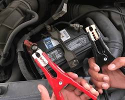 Hình ảnh về Car battery jump start