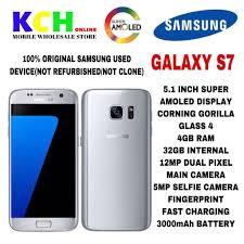 Released 2016, march 11 152g, 7.9mm thickness android 6.0, up to android 8.0, touchwiz ui 32gb/64gb storage, microsdxc. Samsung Galaxy S7 100 Original Samsung Device Perfect Condition Shopee Malaysia