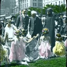 1922 Mrs. Bertha M. Rice, Roland Rice and Luther Burbank — Calisphere