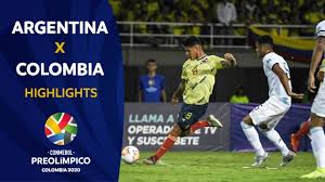 Segunda vez que colombia organiza. Colombia 1 2 Argentina Preolimpico 2020 Youtube