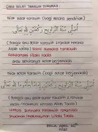 Bacaan surat shalat tarawih dan shalat witir lengkap beserta niat nya. Merah Networks Cara Mudah Solat Sunat Tarawih 8 Atau 20 Facebook