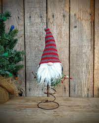 Gnome Christmas Tree Topper Bed Spring Christmas Nordic Gnome Bed Spring Craft Tomte Bed Spring Crafts Christmas Tree Toppers Christmas Tree Art