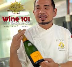 An exclusive Wine 101 Certificate Class from the Center for Asian Culinary  Studies Davao!💯 4 slots left! Guys, this is you chance! Learn the basics  of WlNE from a true, WlNE Sommelier