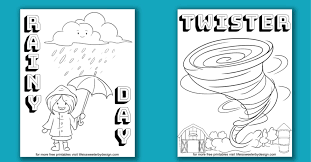 Prepare your children for dangerous weather with this free, printable. Weather Coloring Pages Life Is Sweeter By Design