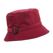 Rain Hat With Buckle Trim Wine Cm11otk80dx Rain Hat Hats Buckle