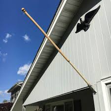 Ffily flag pole kit, 20 ft extra thick heavy duty aluminum flagpole, outsides inground flag poles with 3x5 american flag for yard, residential or commercial, black… 5 Liberty Wooden Flagpole Kit Made In Usa Grand New Flag