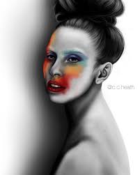 I've just finished this￼ self portrait. I've never painted a self portrait  before. It's a little challenging. I'm a tradional artist and have only  recently started using procreate. I absolutely love it!