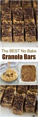 No Bake Granola Bars Recipe No Bake Granola Bars Granola Bars Baked Granola