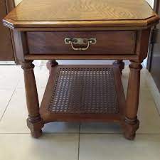 A few years ago i was looking to add a coffee table to our tv room. Find More Set Of 2 Sklar Peppler End Tables For Sale At Up To 90 Off