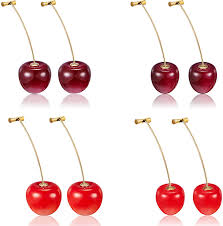 This simple compote is a great accompaniment to roasted lamb or beef. Amazon Com 4 Pairs Cherry Earrings Cherry Sweet Earrings 3d Cherry Dangle Earrings With 10 Pieces Ear Lines For Women And Girls Jewelry