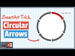 How To Create Circular Arrows In Powerpoint Using Smartart