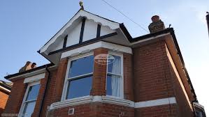 Our upvc tudor boards are foiled on 3 edges to give the wood grain appearance of timber beams. Mock Tudor Beams Gallery The Fascia Division Horsham