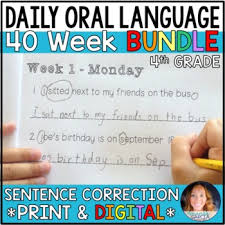 Language activities for creating interpersonal tolerance in the classroom. Daily Oral Language Dol Bundle Aligned To The 4th Grade Ccss With Google